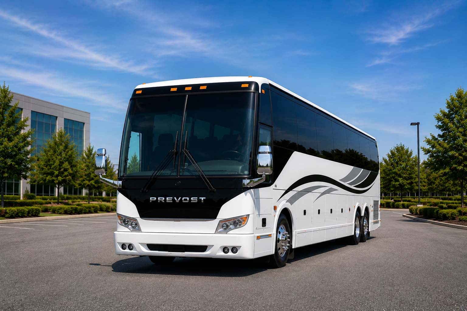 Charter bus rental in Houston, TX